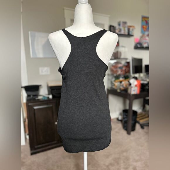 Bad Influence But Dam Fun Graphic Black Tank Top Size Small - Picture 2 of 4